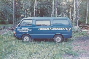 Helsingin Hissiteknikkojen ajoneuvo
